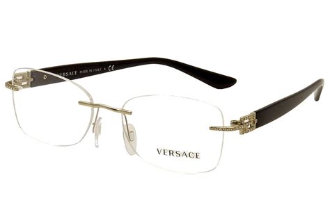 versace frames prescription|Versace rimless eyeglass frames.